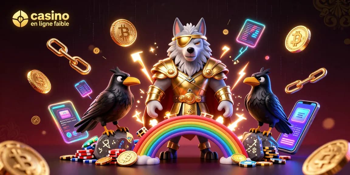 Découvrez le casino en ligne fiable avec cette illustration dynamique d'Odin et ses compagnons.
