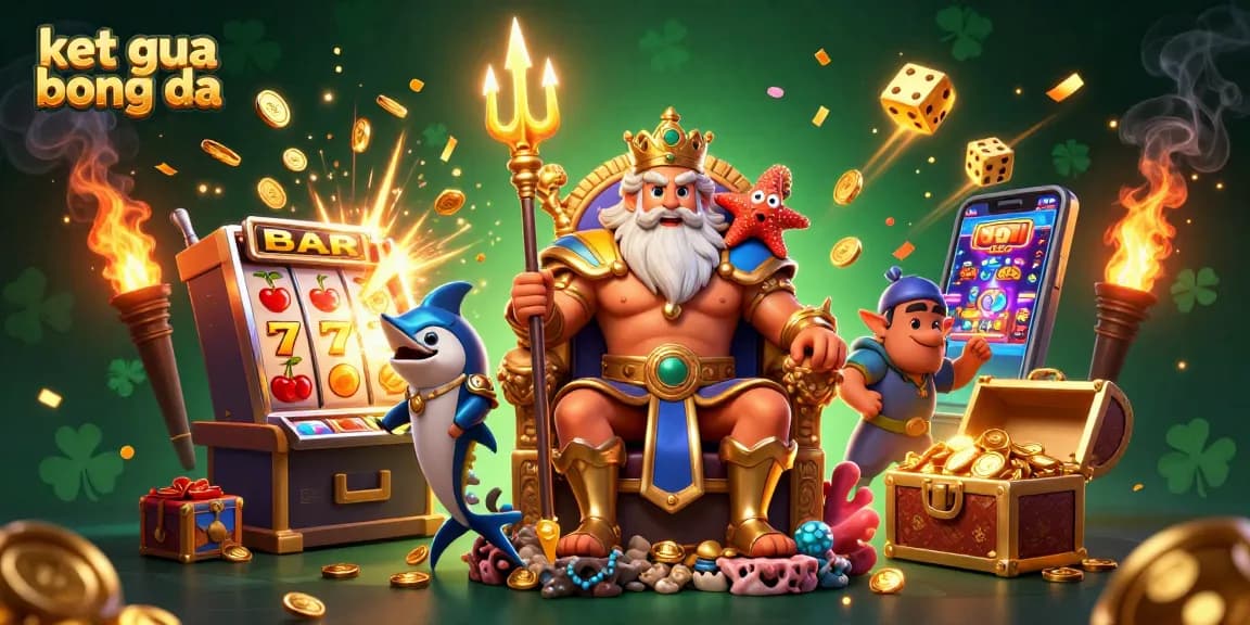 Experience exhilarating ket qua bong da with a vibrant 3D casino scene overflowing with action and gold.