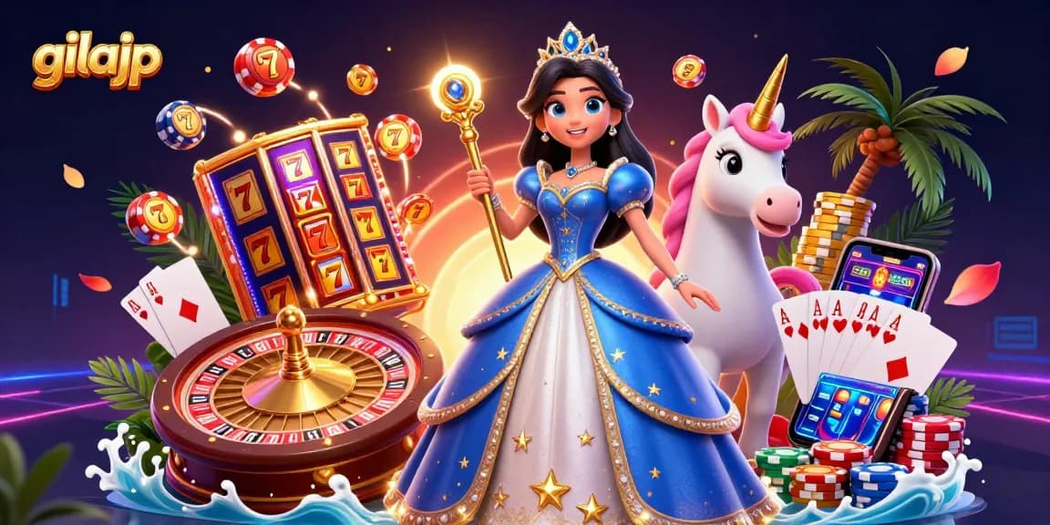 Engage in winning strategies at gilajp with captivating slot machines, sparkling gems, and vibrant casino action.