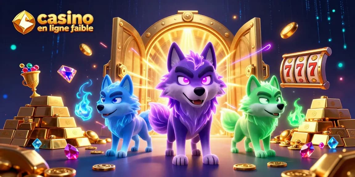Découvrez des gains palpitants au casino en ligne fiable avec des personnages de loups 3D vibrants et des richesses.