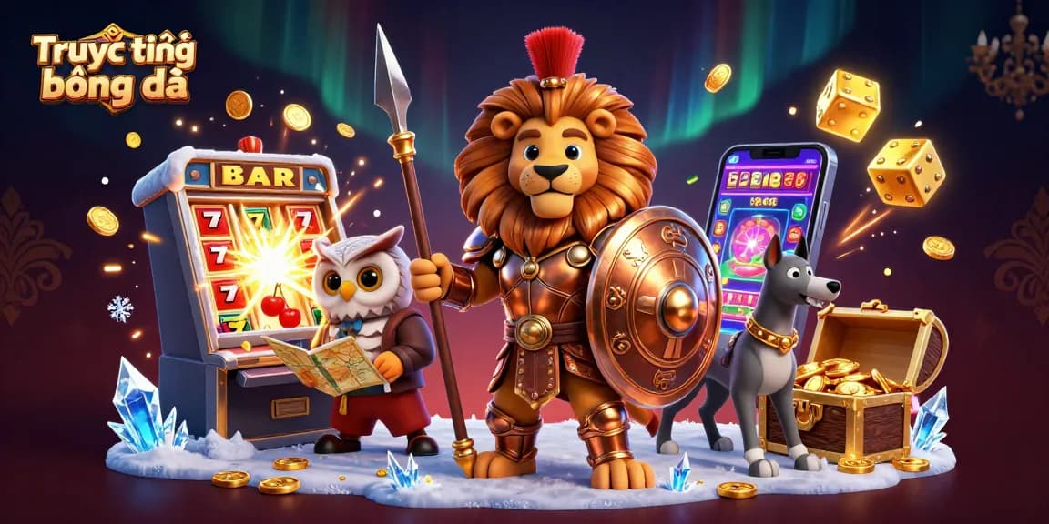 Experience live football streaming with Trực tiếp bóng đá featuring vibrant casino elements and rich visuals.