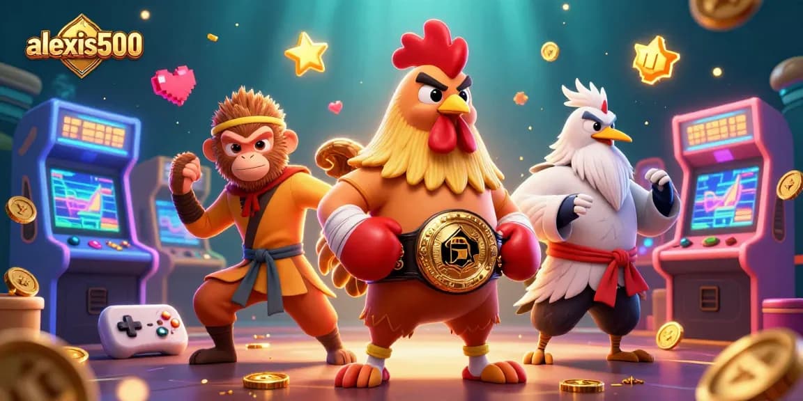 Engage with alexis500's vibrant 3D casino illustration featuring dynamic casino characters and gaming elements.