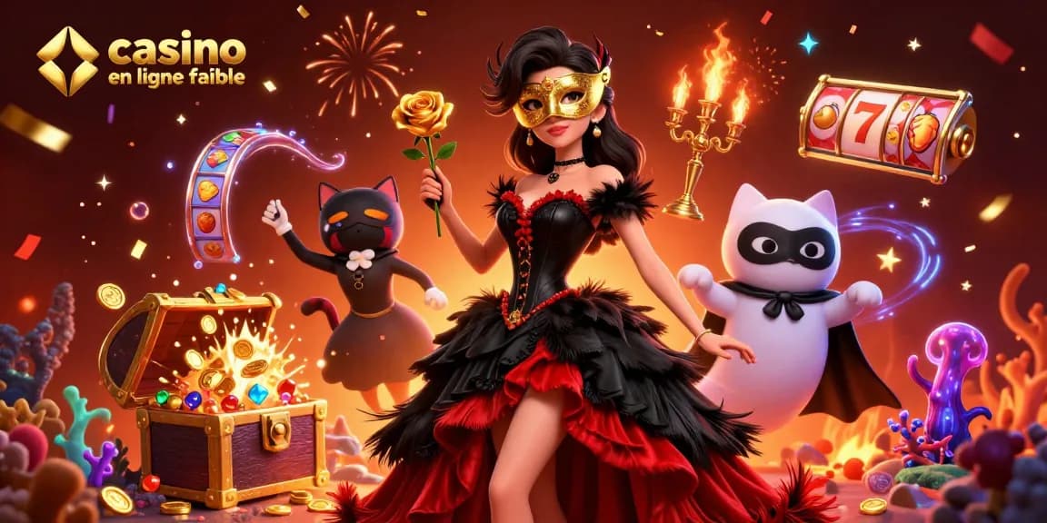 Gagnez gros dans un casino en ligne fiable avec des personnages vibrants et des éléments de jeu dynamiques.