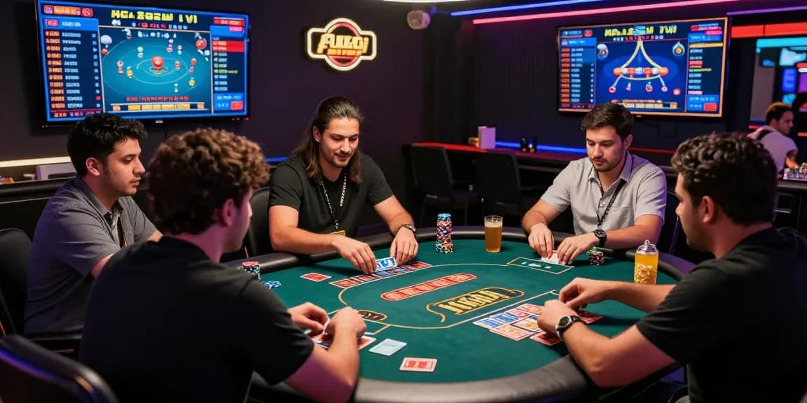 Exciting Andar Bahar King online casino game with live dealer and engaged players, vibrant atmosphere showcasing real-time betting and lively interaction.