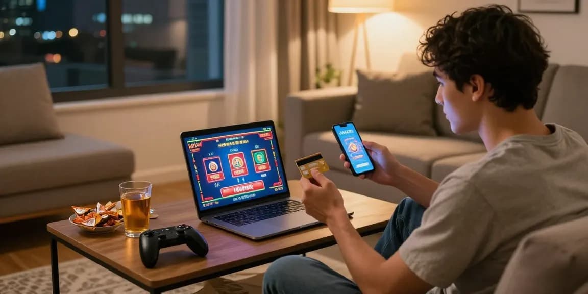 Experience gaming at home with https://brcs.co.uk/ showcasing credit card casinos and vibrant gameplay.