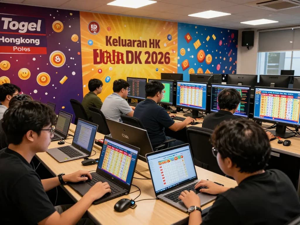 Exciting online Togel Hongkong Lotto gaming scene displaying HK results and live draws.