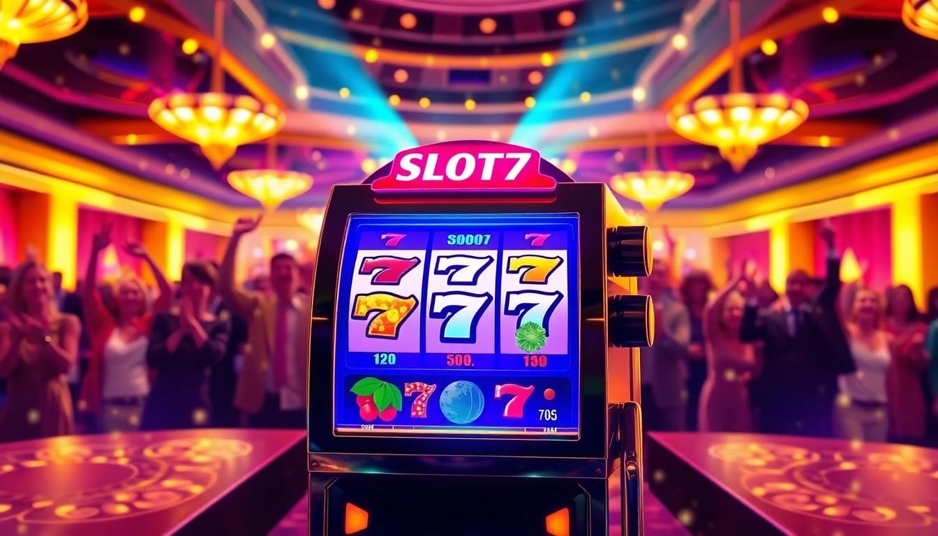slot777 menang besar di mesin slot menarik di kasino.