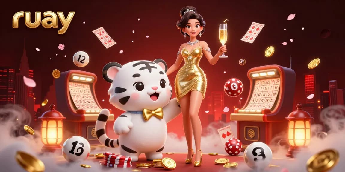 ชนะรางวัลใหญ่กับ Ruay ในขณะที่เล่นเกมลอตเตอรี่ในบรรยากาศคาสิโนที่หรูหรา