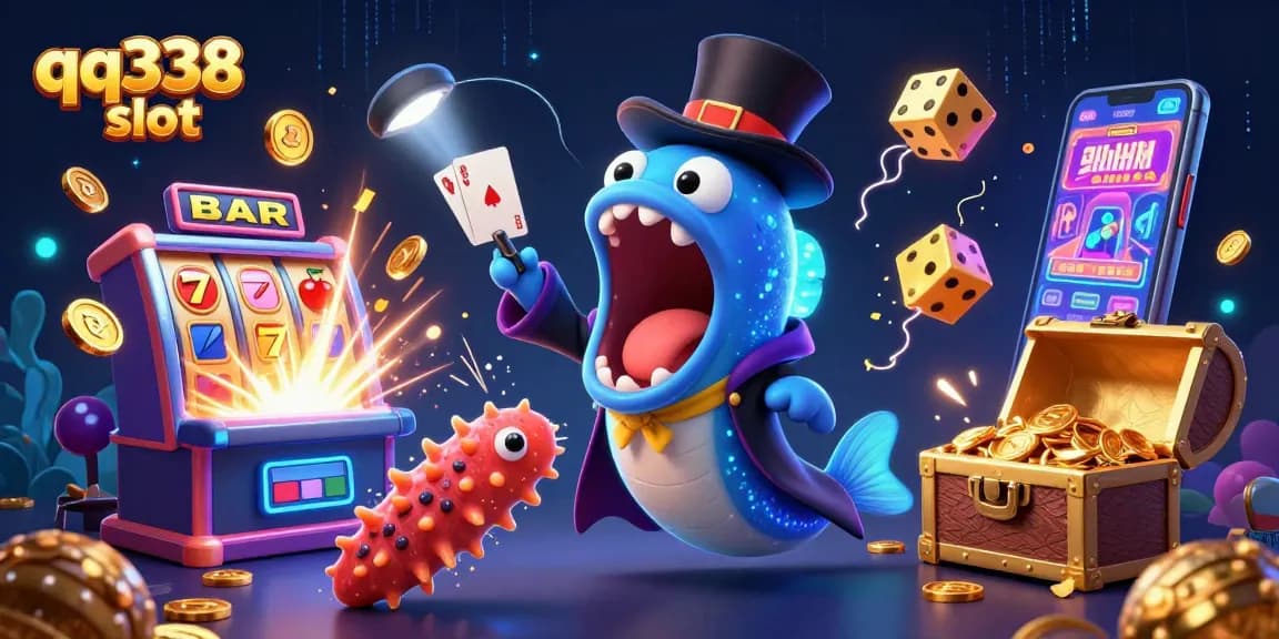 Engage in winning moments with qq338 slot through vibrant casino-themed characters and dynamic game elements.