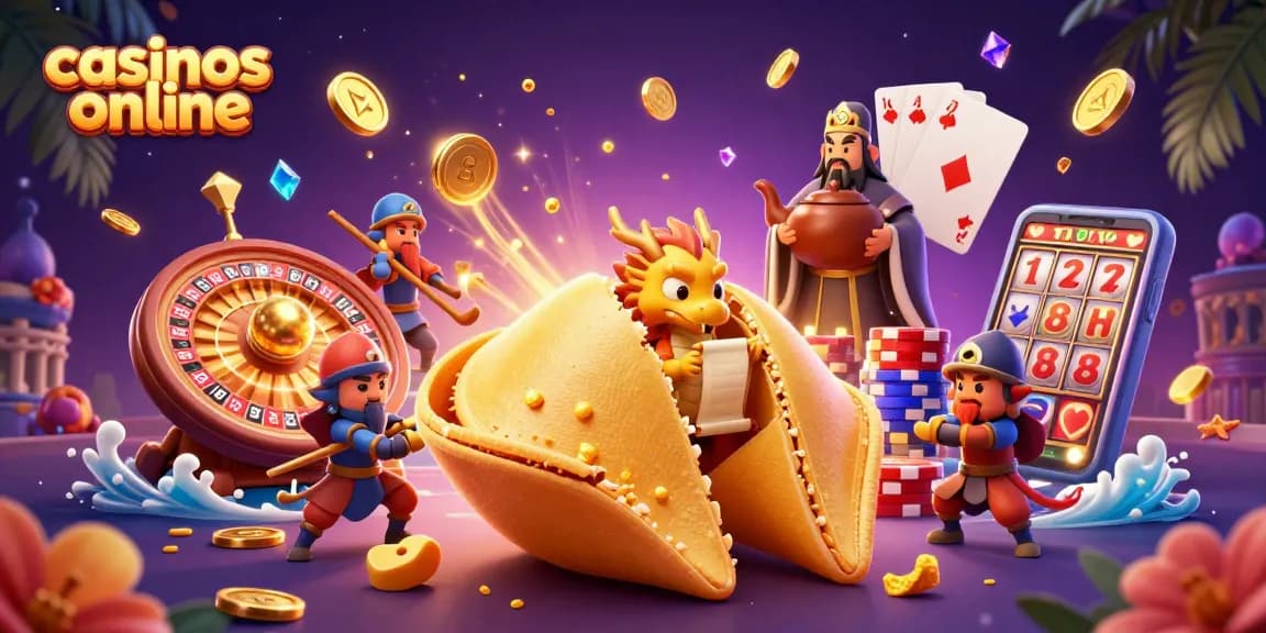 Disfruta de los casinos online con un dragón sabio y piezas de juego en un entorno mágico.