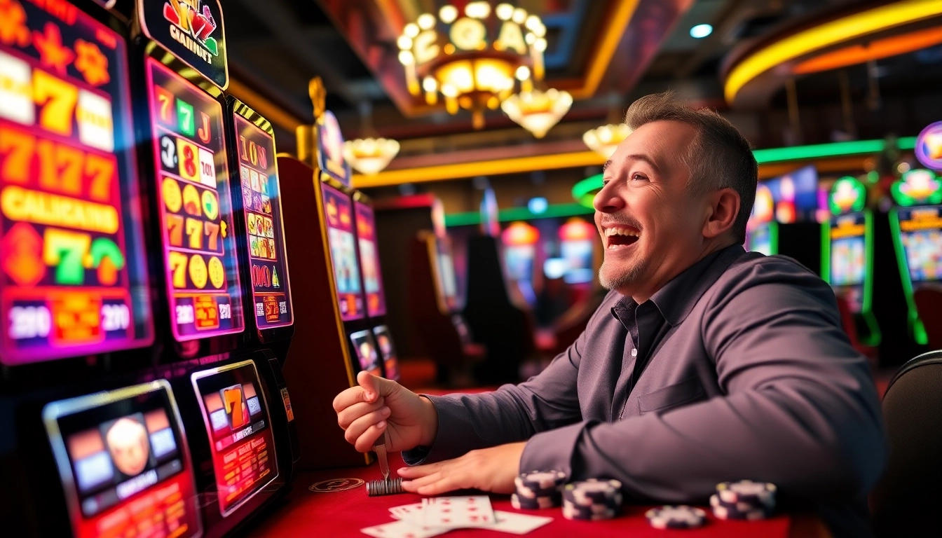Slot gacor hari ini kasino adanya pemain antusias di mesin slot bersinar.