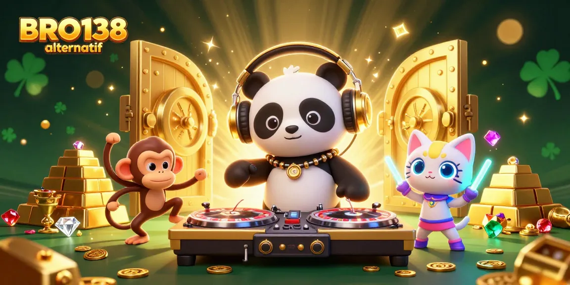 Spin the reels with BRO138 alternatif as DJ panda, breakdance monkey, and glow-stick kitten bring the casino vibe alive.