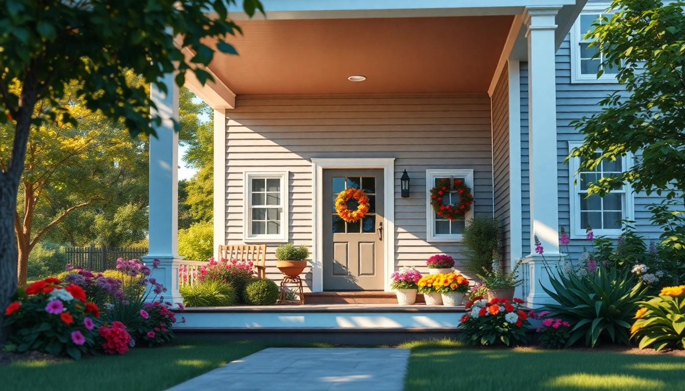 Cape Cod homes with a welcoming porch and lush garden under natural sunlight.