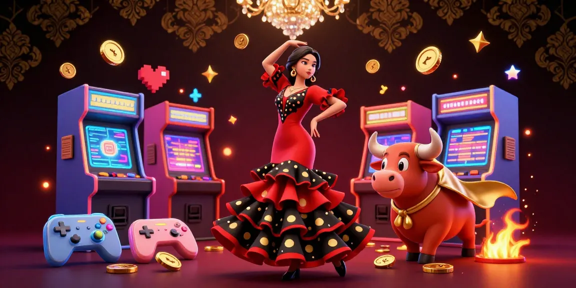 Experience excitement as you tải sunwin, featuring captivating visuals of a flamenco dancer and a vibrant casino atmosphere.