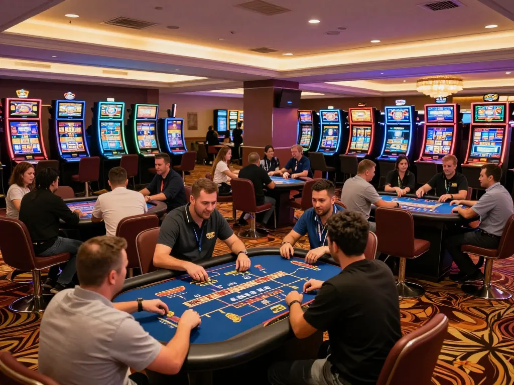 Experience the thrill of gameplay at 789 club's vibrant casino floor filled with excitement and top gaming options.