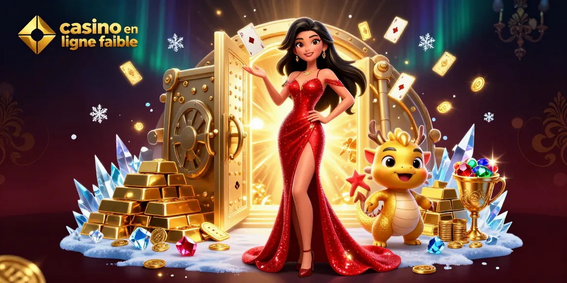Découvrez la magie d'une expérience de casino en ligne fiable mettant en avant un casino en ligne fiable avec une illustration 3D captivante.