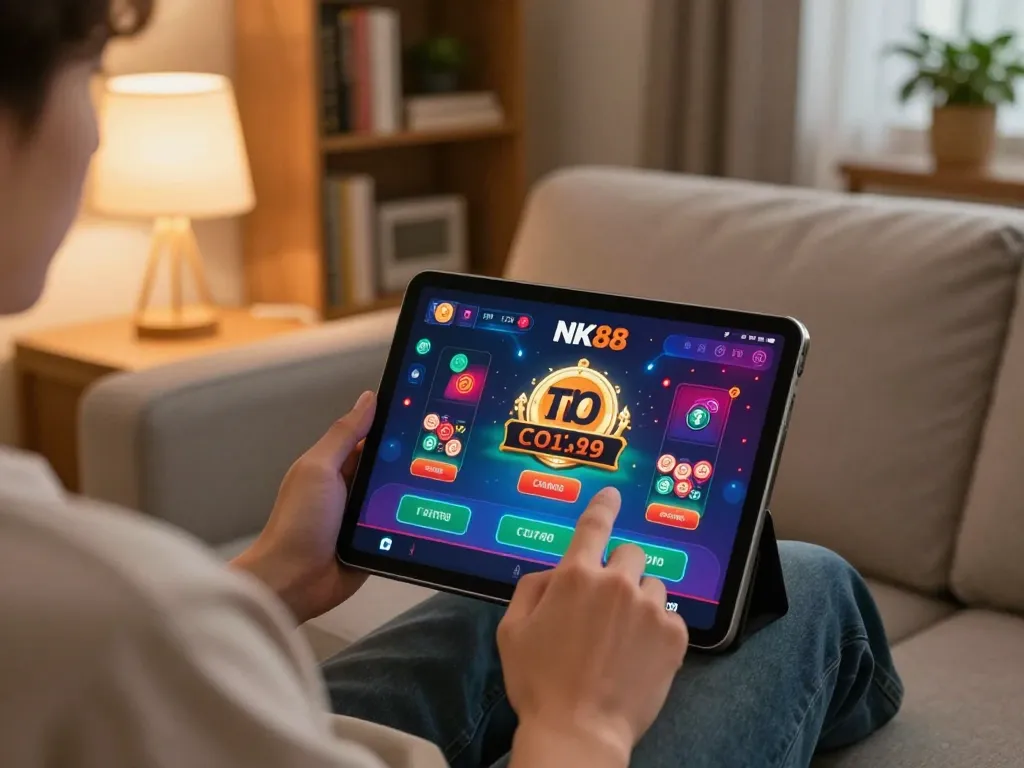 Engage with the NK88 app while betting comfortably in your home.