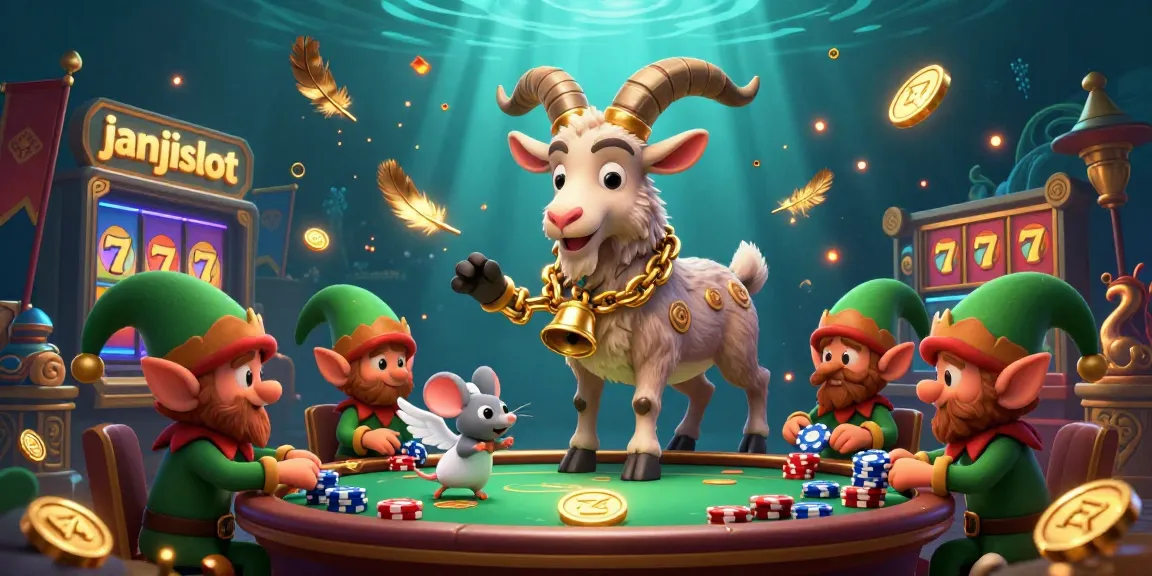 Experience janjislot's thrilling digital casino adventure with whimsical characters and vibrant game elements.
