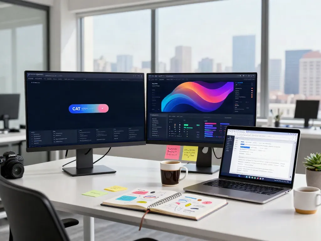 How to write calls to action with AI examples in a digital marketing workspace.