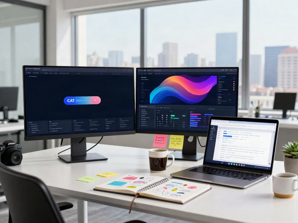 How to write calls to action with AI examples in a digital marketing workspace.
