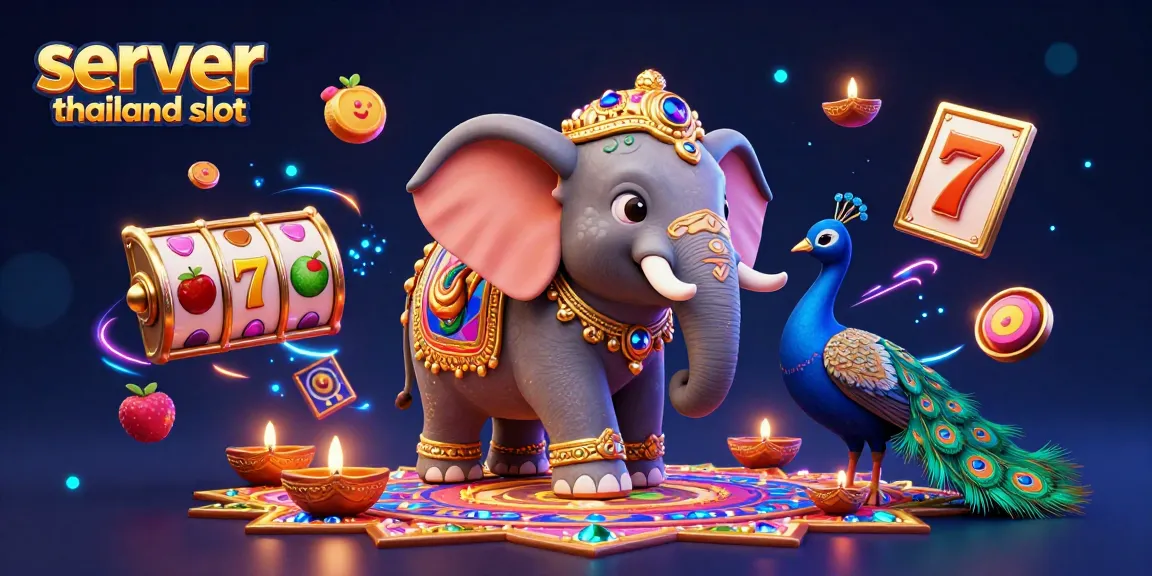 Spin and win at server thailand slot with vibrant characters and engaging game elements in a packed scene.