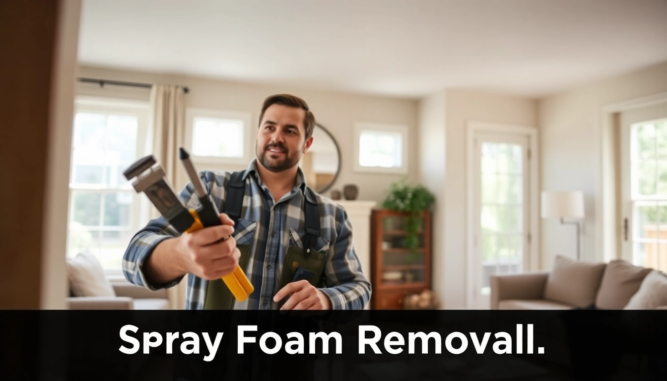 Get an accurate spray foam removal estimate with a skilled contractor assessing foam insulation in a cozy home.