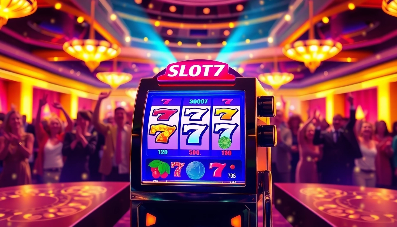 slot777 menang besar di mesin slot menarik di kasino.