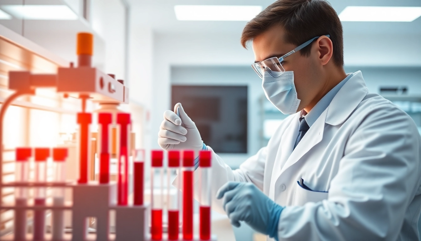 Conducting blood biomarker analysis Sydney with precision in a modern laboratory setting.