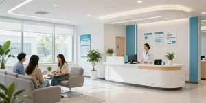 Hair transplant Turkey: Compassionate healthcare providers in a modern clinic.