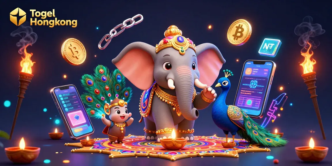 Togel Hongkong players experience live results with vibrant 3D illustrations of unique symbols and gameplay elements.
