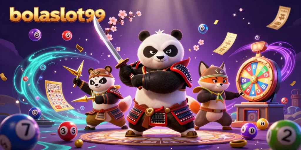 Witness the vibrant world of bolaslot99 with dynamic characters and thrilling lottery elements!